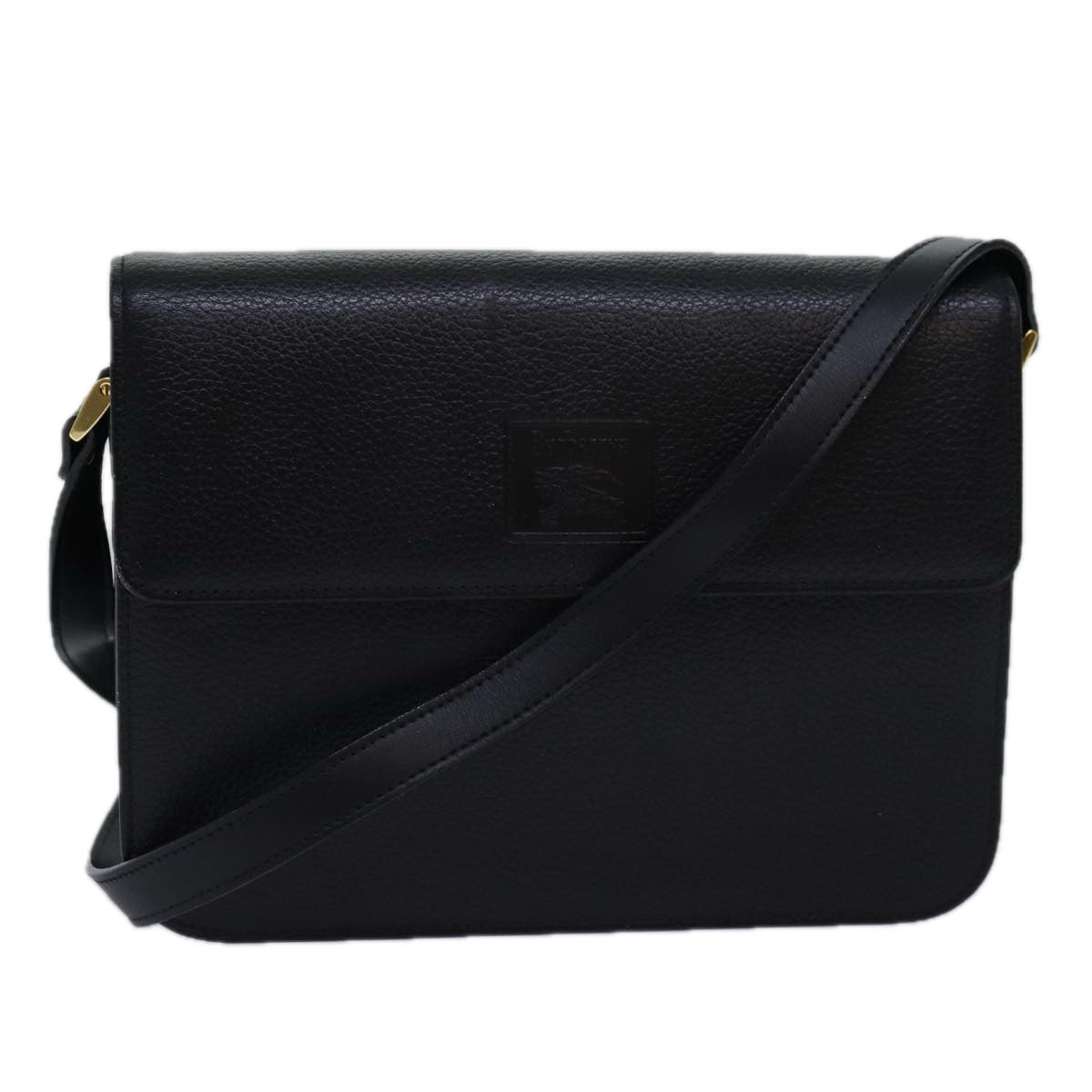 Burberry Nova Brand Leather Black Shoulder Bag Style 5