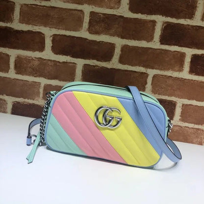 Gucci GG Marmont Matelass茅 Crossbody Bag