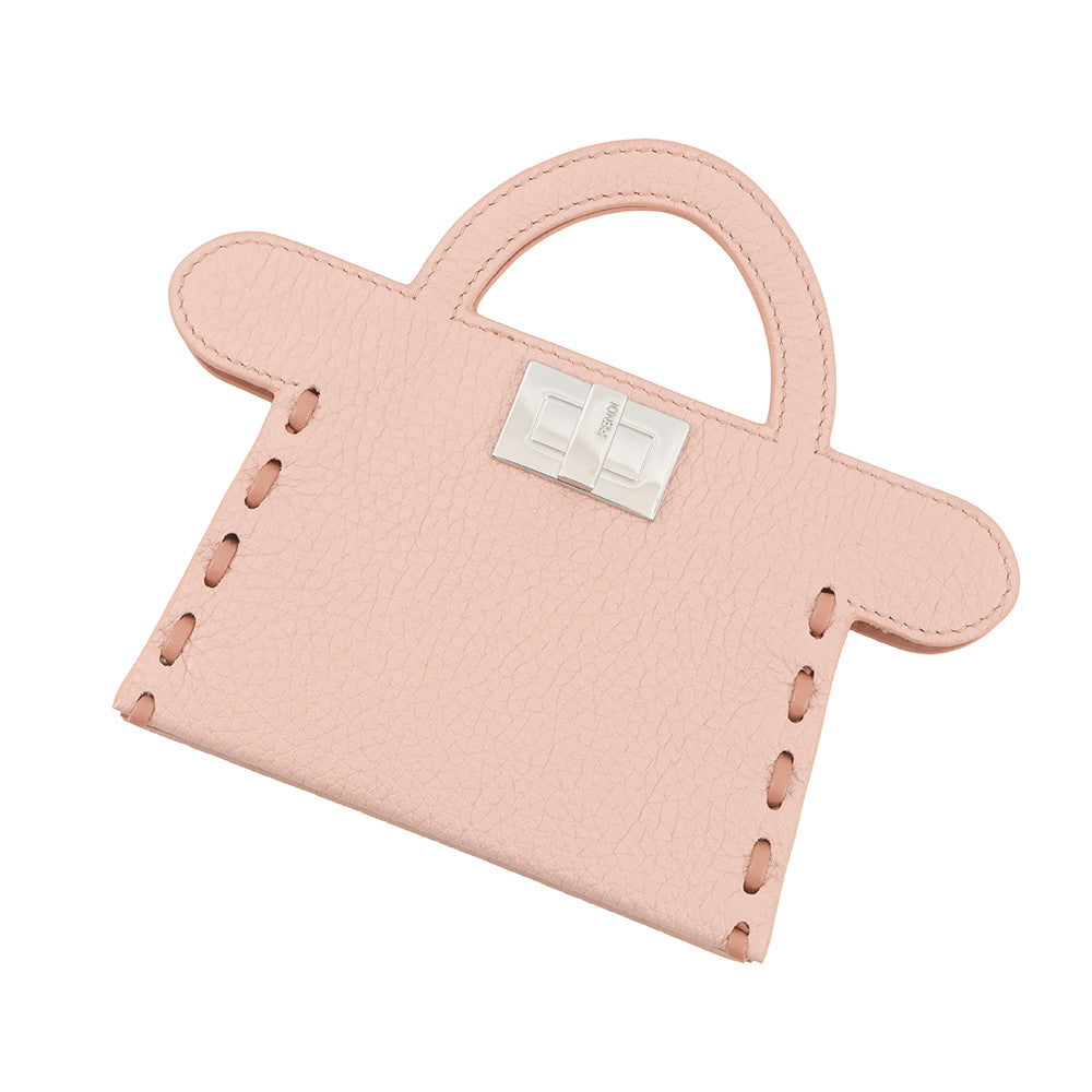 FENDI Peekaboo Selleria Card Case Pink8M0511 Calf Leather Rovelle Bags