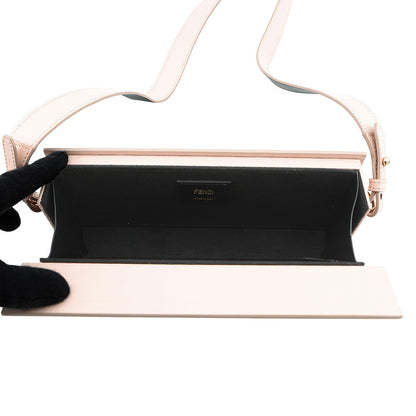 FENDI Box Shoulder Bag Pink8BT340 Leather Rovelle Bags