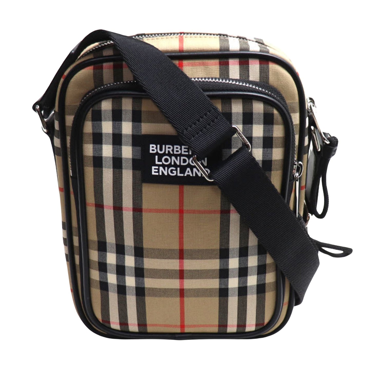 Burberry Brand Canvas White Shoulder Bag Style 19