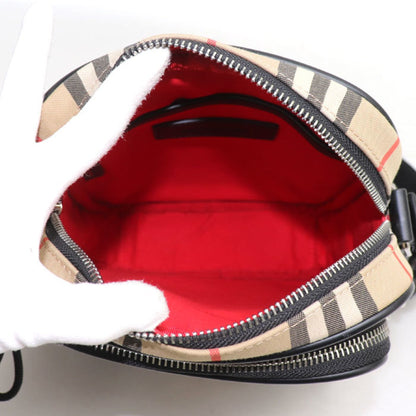 Burberry Brand Canvas White Shoulder Bag Style 19
