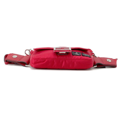 FENDI Mamma Baguette Porter Collaboration Red7AS138 Nylon Size Mini Rovelle Bags
