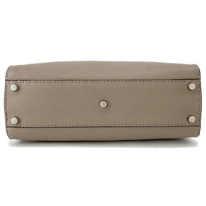 FENDI Peekaboo Selleria Greige8BN290 Leather Size regular Rovelle Bags