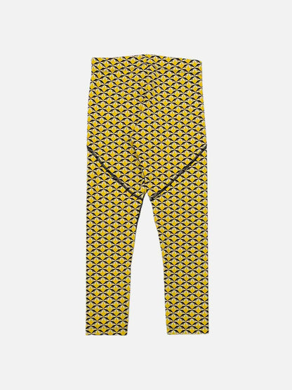 FENDI Bug Eye Yellow & Black Printed Size US 2 Leggings Rovelle Bags