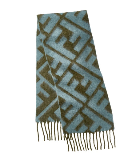 Fendi Ff Alpaca & Wool-Blend Scarf Rovelle Bags