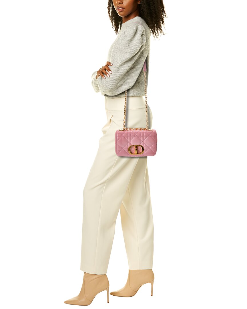 Dior Caro Small Leather Shoulder Bag Rovelle Bags