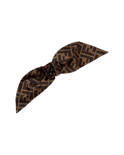 Fendi Ff Silk Hair Clip Rovelle Bags