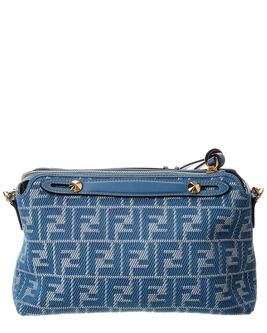 Fendi By The Way Selleria Medium Ff Jacquard & Leather Shoulder Bag Rovelle Bags