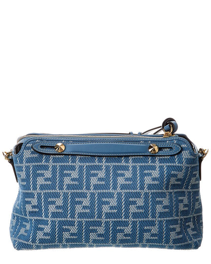 Fendi By The Way Selleria Medium Ff Jacquard & Leather Shoulder Bag Rovelle Bags