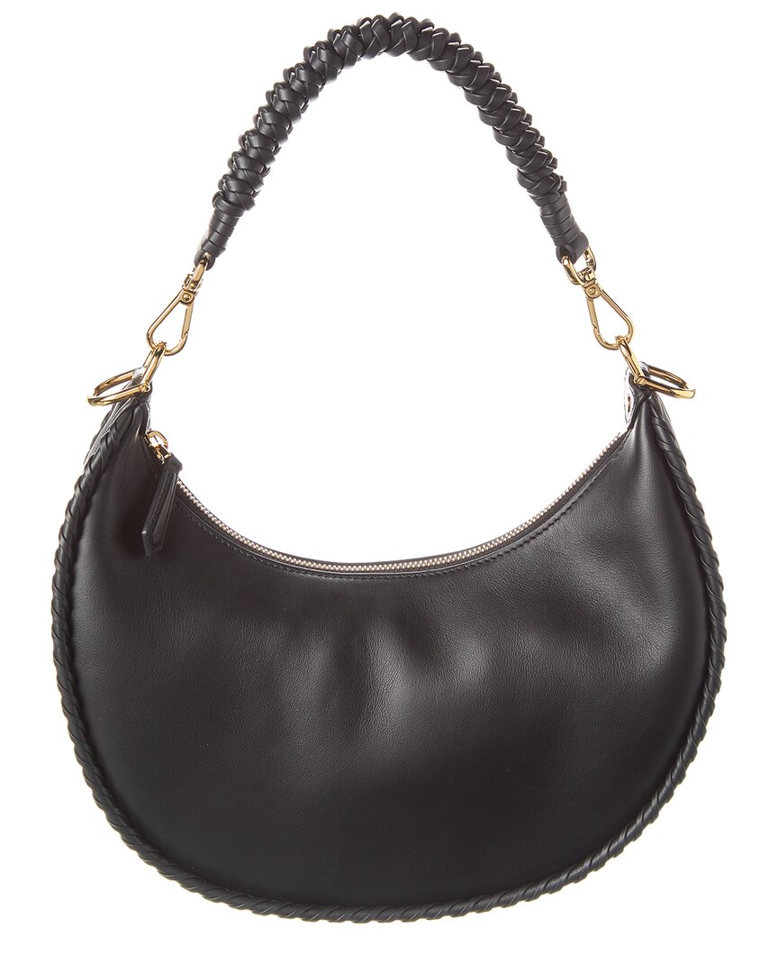 Fendi Fendigraphy Small Leather Hobo Bag Rovelle Bags