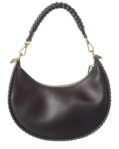 Fendi Fendigraphy Small Leather Hobo Bag Rovelle Bags