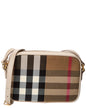 Burberry Camera SIZE Leather Crossbody Bag