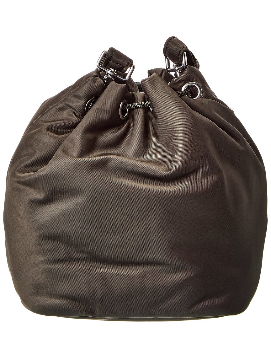 Burberry Logo SIZE Green Bucket Bag