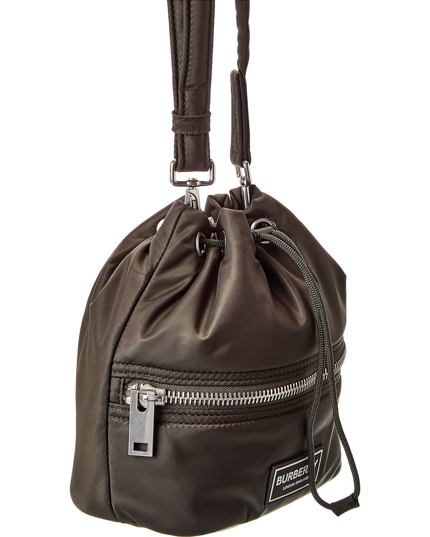 Burberry Logo SIZE Green Bucket Bag