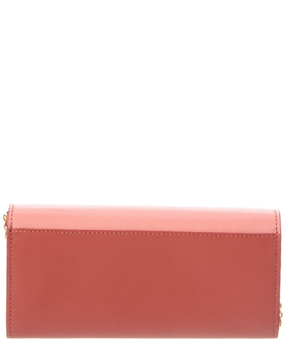 Fendi Ff Diamonds Leather Wallet On Chain Rovelle Bags