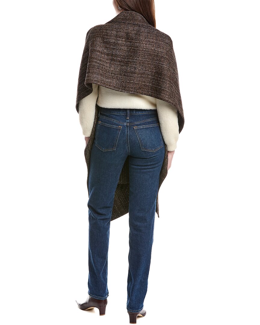 Fendi Wool & Alpaca-Blend Cloak Rovelle Bags