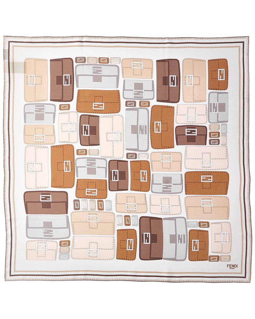 Fendi Baguette Foulard Silk Scarf Rovelle Bags