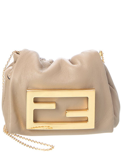 Fendi Nano Baguette Leather Mini Bag Rovelle Bags