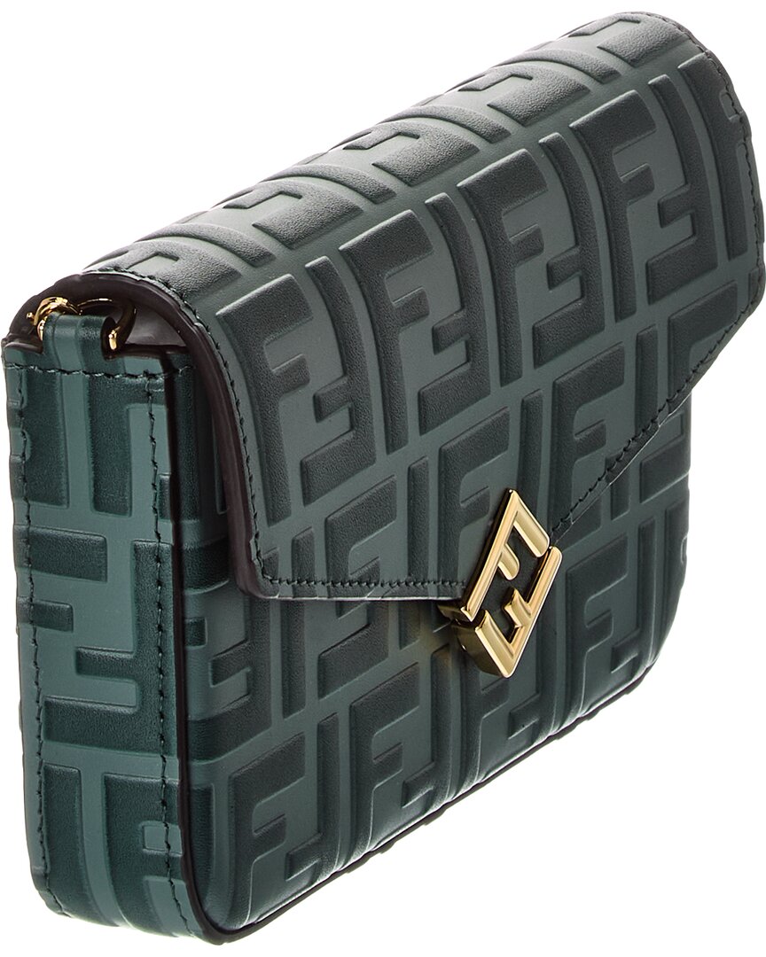 Fendi Ff Diamonds Leather Wallet On Chain Rovelle Bags