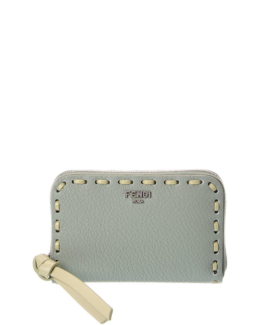 Fendi Peekaboo Mini Leather Coin Purse Rovelle Bags