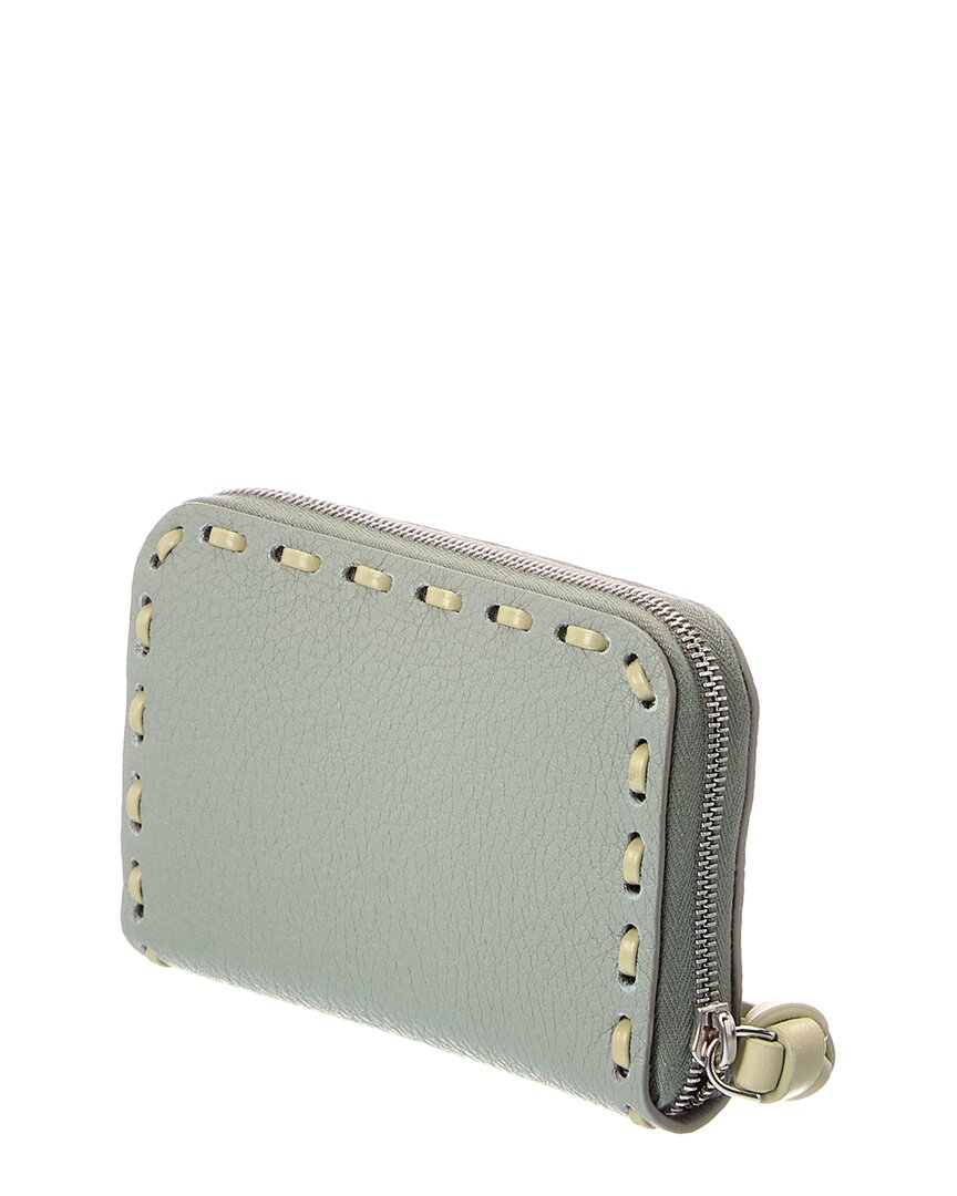 Fendi Peekaboo Mini Leather Coin Purse Rovelle Bags