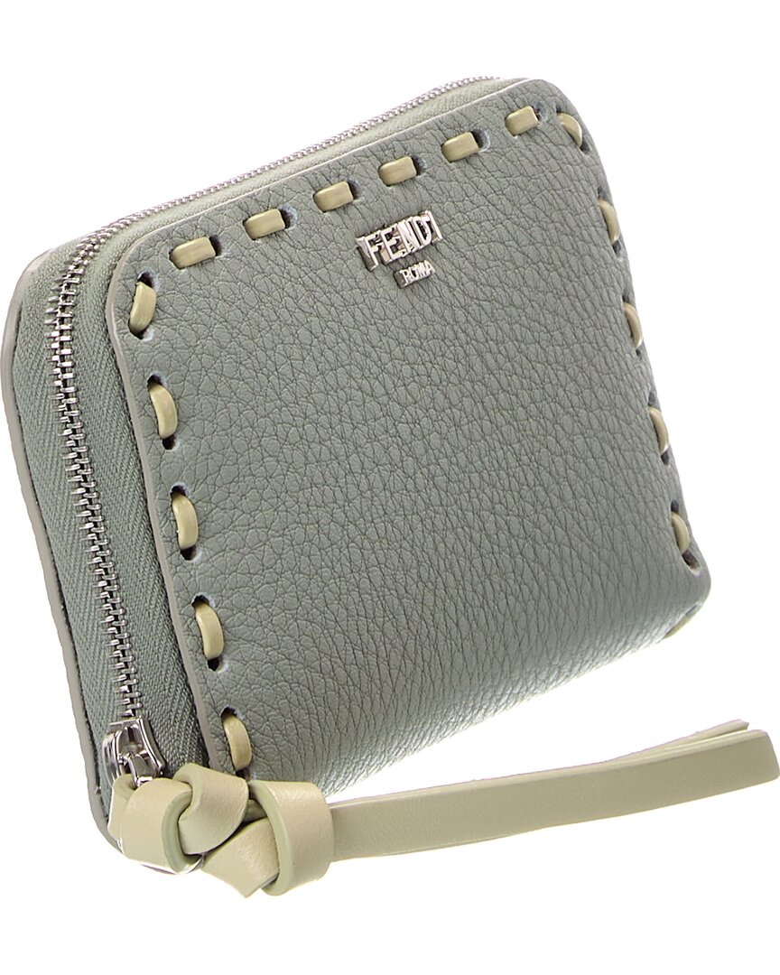 Fendi Peekaboo Mini Leather Coin Purse Rovelle Bags