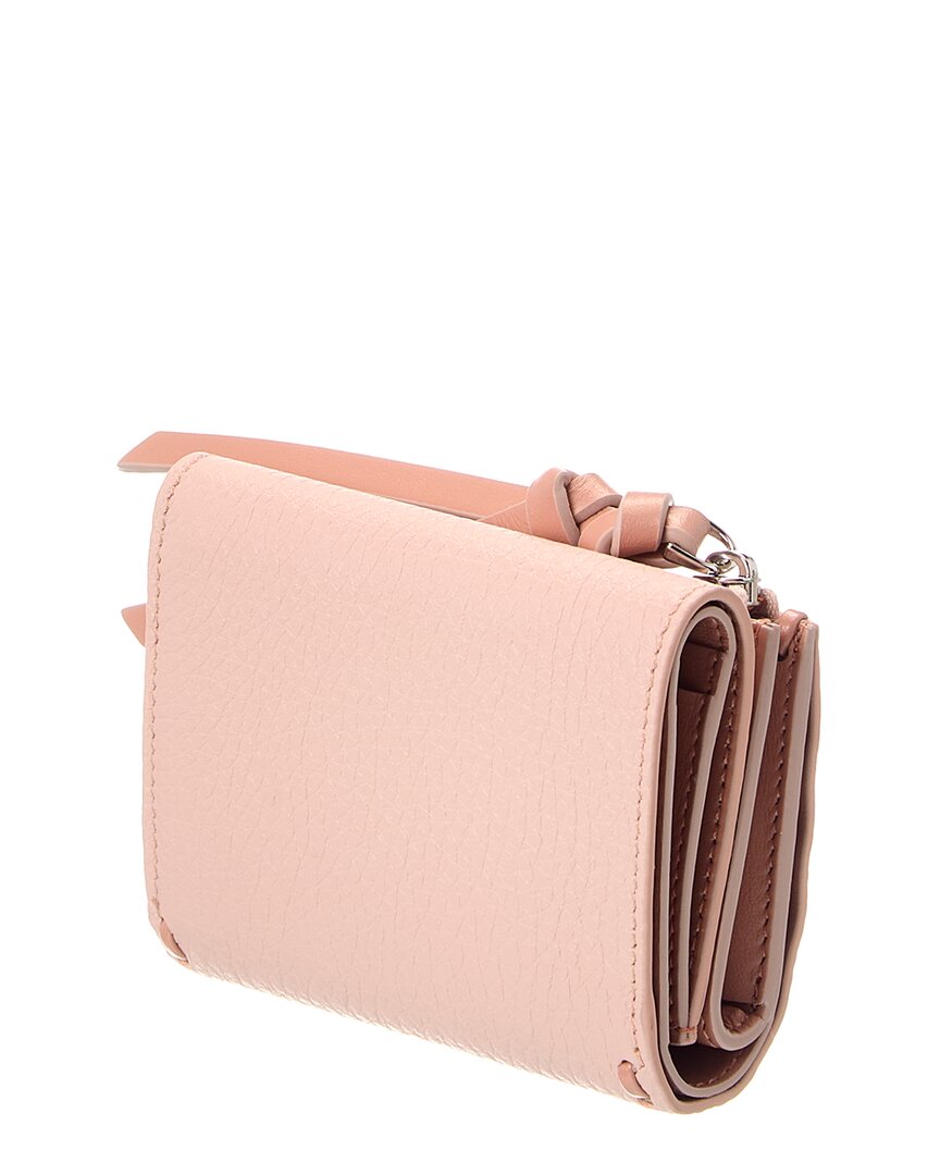 Fendi Peekaboo Micro Leather Trifold Wallet Rovelle Bags