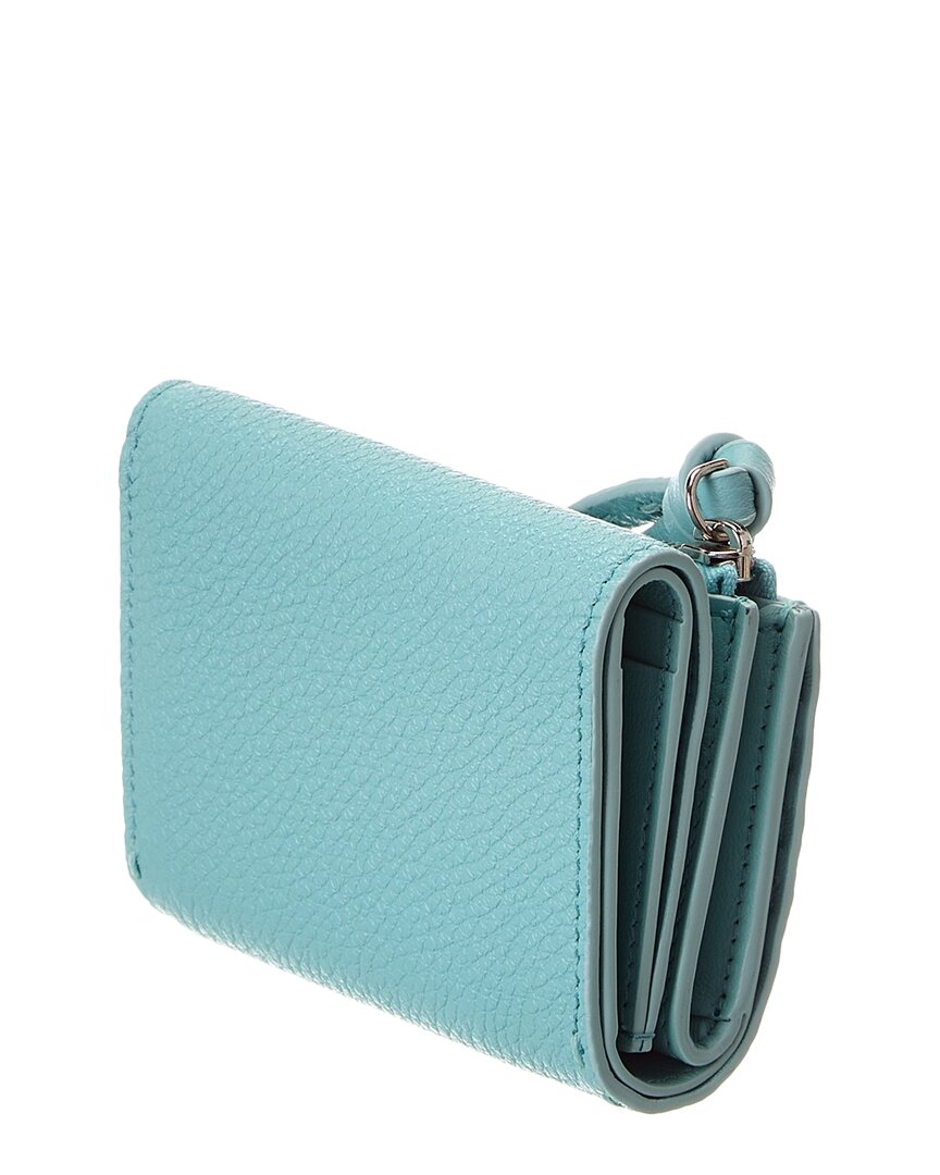 Fendi Peekaboo Micro Leather Trifold Wallet Rovelle Bags