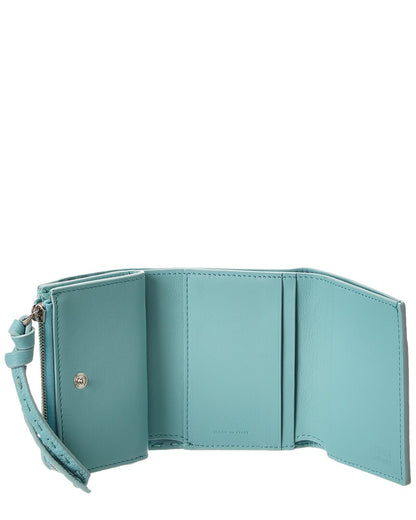 Fendi Peekaboo Micro Leather Trifold Wallet Rovelle Bags