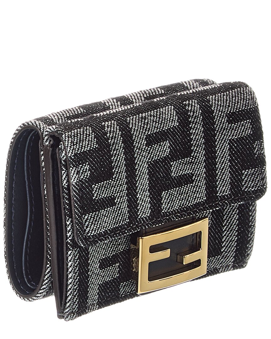 Fendi Baguette Micro Leather Card Case Rovelle Bags