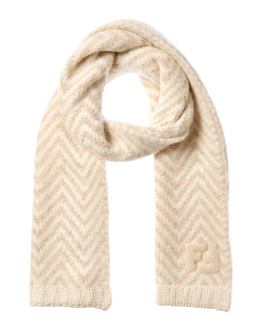 Fendi Ff Alpaca & Wool-Blend Scarf Rovelle Bags