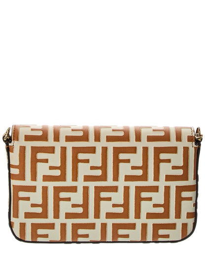 Fendi Ff Diamonds Leather Wallet On Chain Rovelle Bags