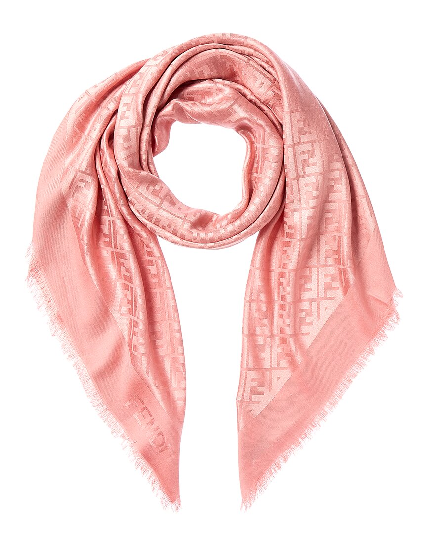 Fendi Silk & Wool-Blend Shawl Rovelle Bags