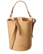 Burberry Logo SIZE Leather Brown Bucket Bag