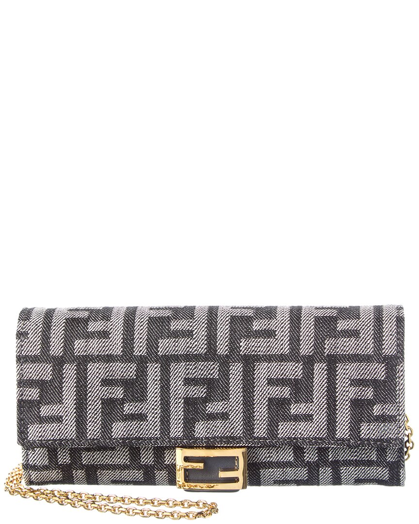 Fendi Baguette Leather Wallet On Chaim Rovelle Bags