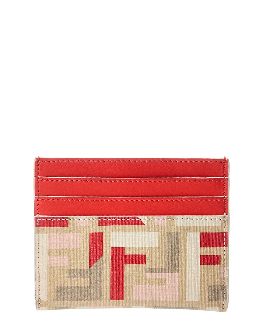 Fendi Ff Roma Leather Card Case Rovelle Bags