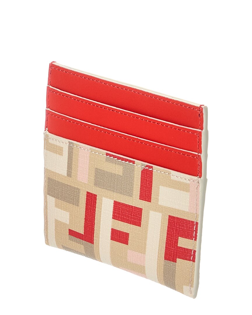 Fendi Ff Roma Leather Card Case Rovelle Bags