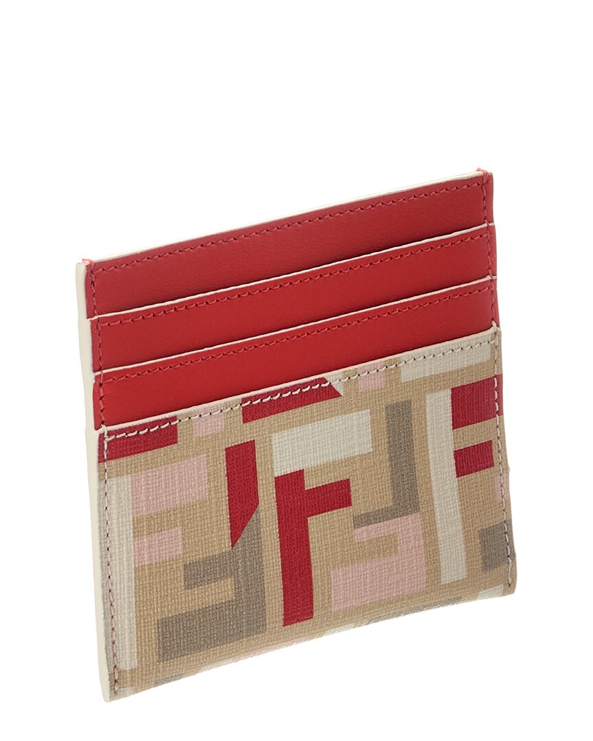 Fendi Ff Roma Leather Card Case Rovelle Bags