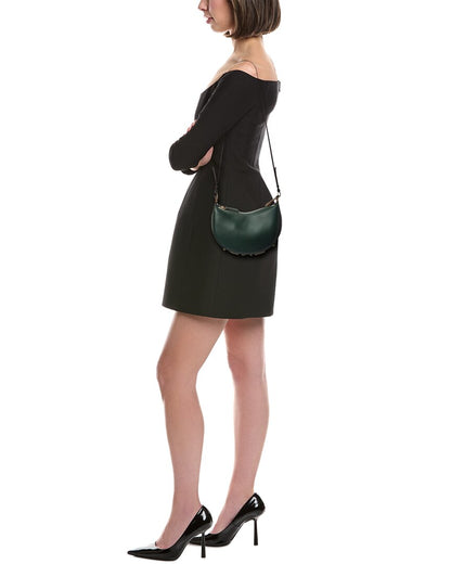 Fendi Fendigraphy Mini Leather Hobo Bag Rovelle Bags