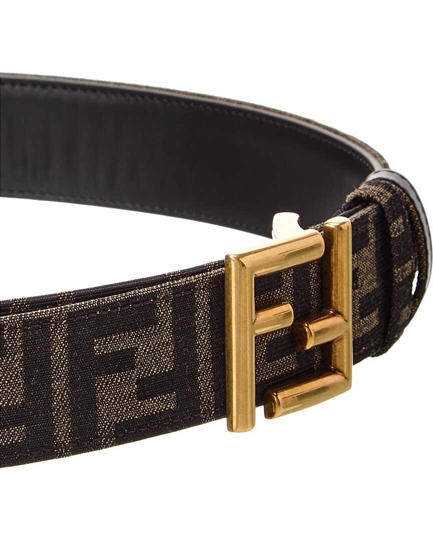 Fendi Ff Reversible Leather Belt Rovelle Bags