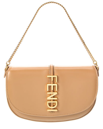 Fendi Fendigraphy Leather Wallet On Chain Rovelle Bags