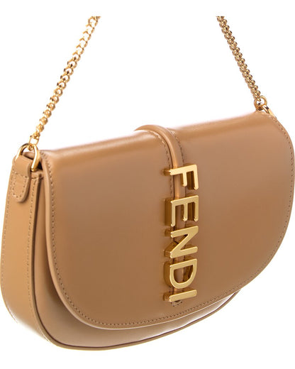 Fendi Fendigraphy Leather Wallet On Chain Rovelle Bags