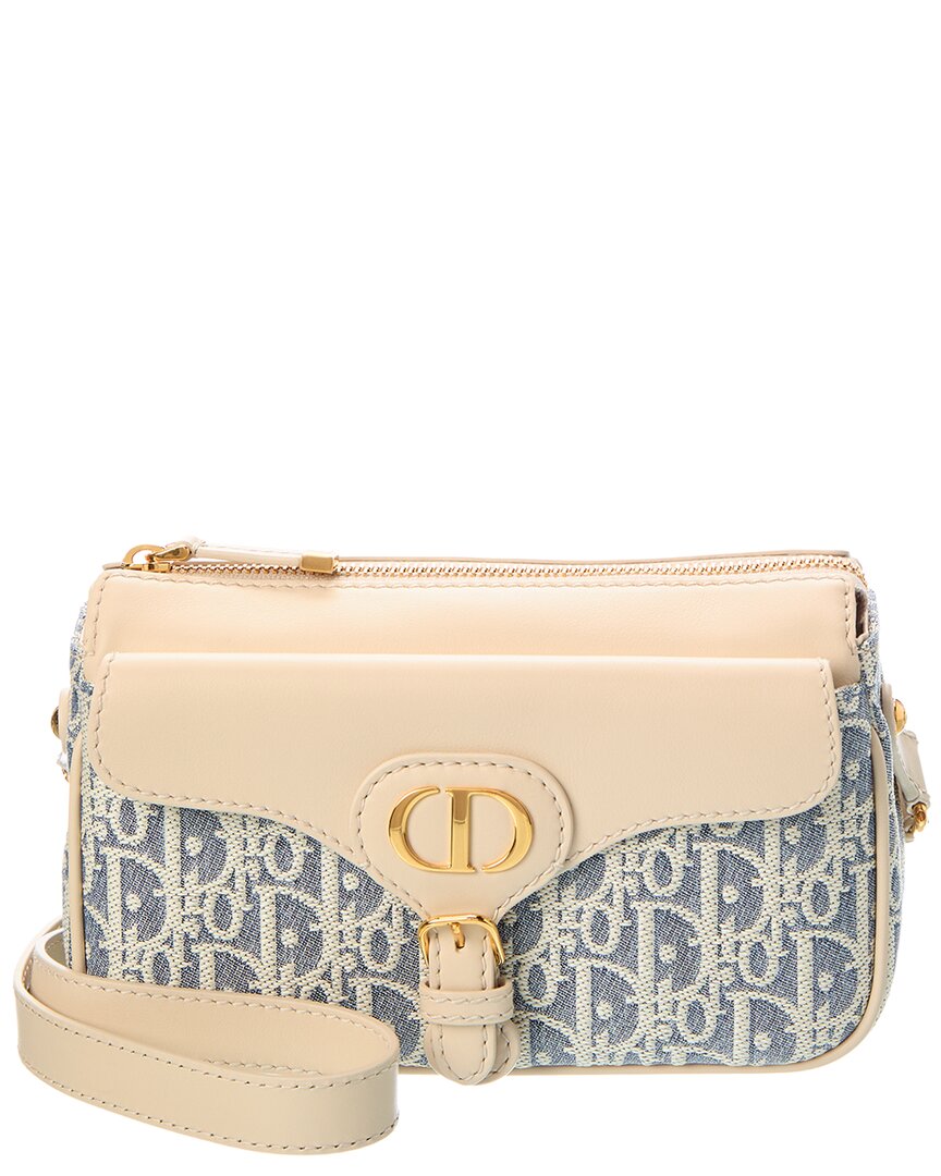 Dior Small 30 Montaigne Canvas & Leather Shoulder Bag Rovelle Bags