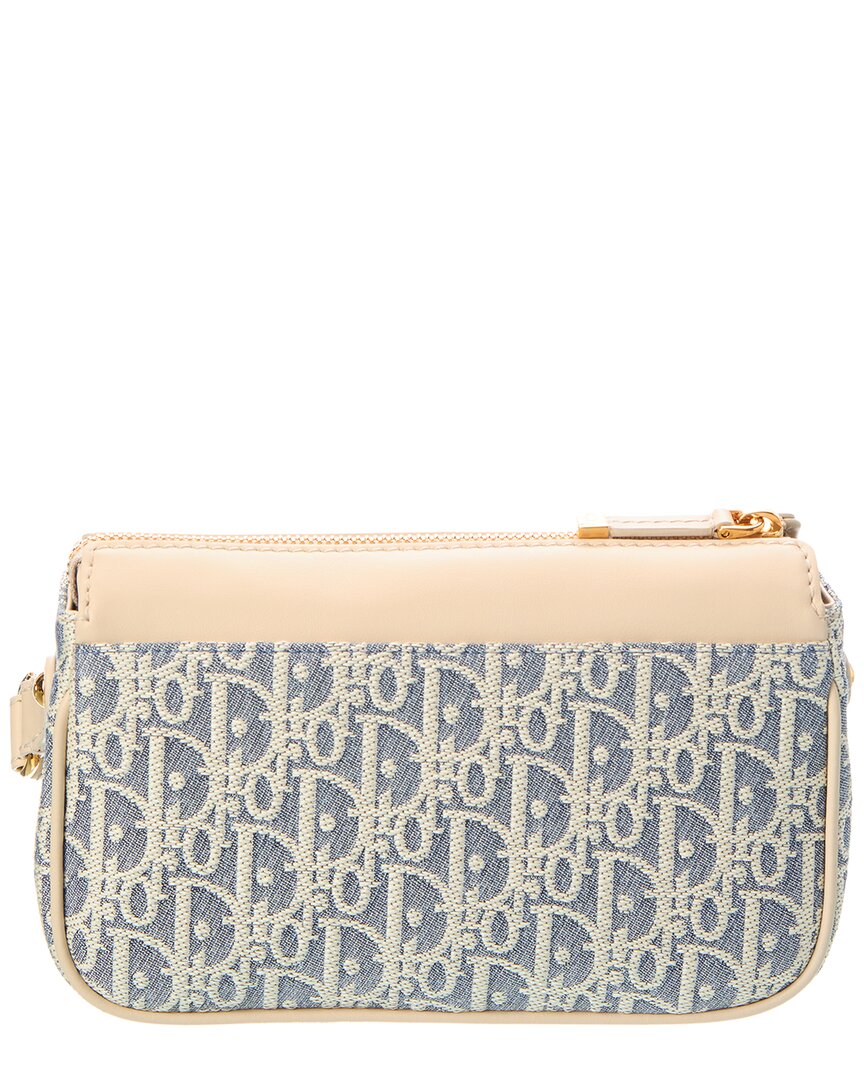 Dior Small 30 Montaigne Canvas Leather Shoulder Bag Rovelle Bags