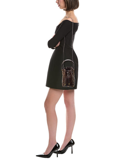 Fendi Mon Tresor Mini Snakeskin Bucket Bag Rovelle Bags