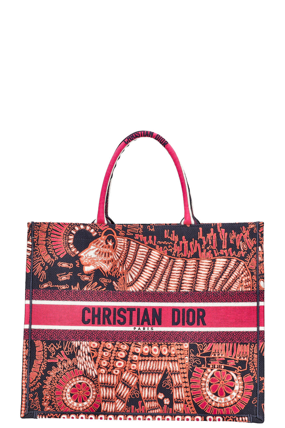Dior Book Tote Canvas Tote Bag Rovelle Bags