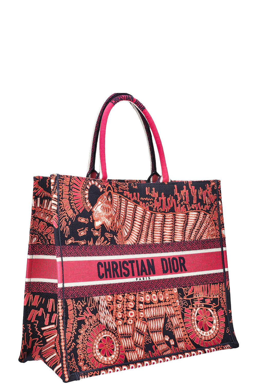 Dior Book Tote Canvas Tote Bag Rovelle Bags