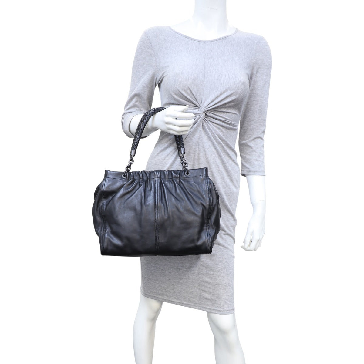 Bottega Veneta Ruched Tote Bag
