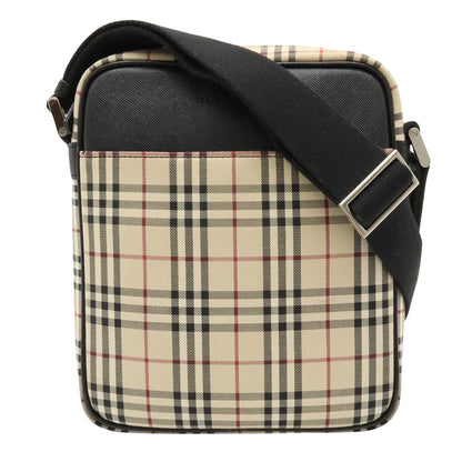 Burberry Nova Brand Canvas White Shoulder Bag Style 39